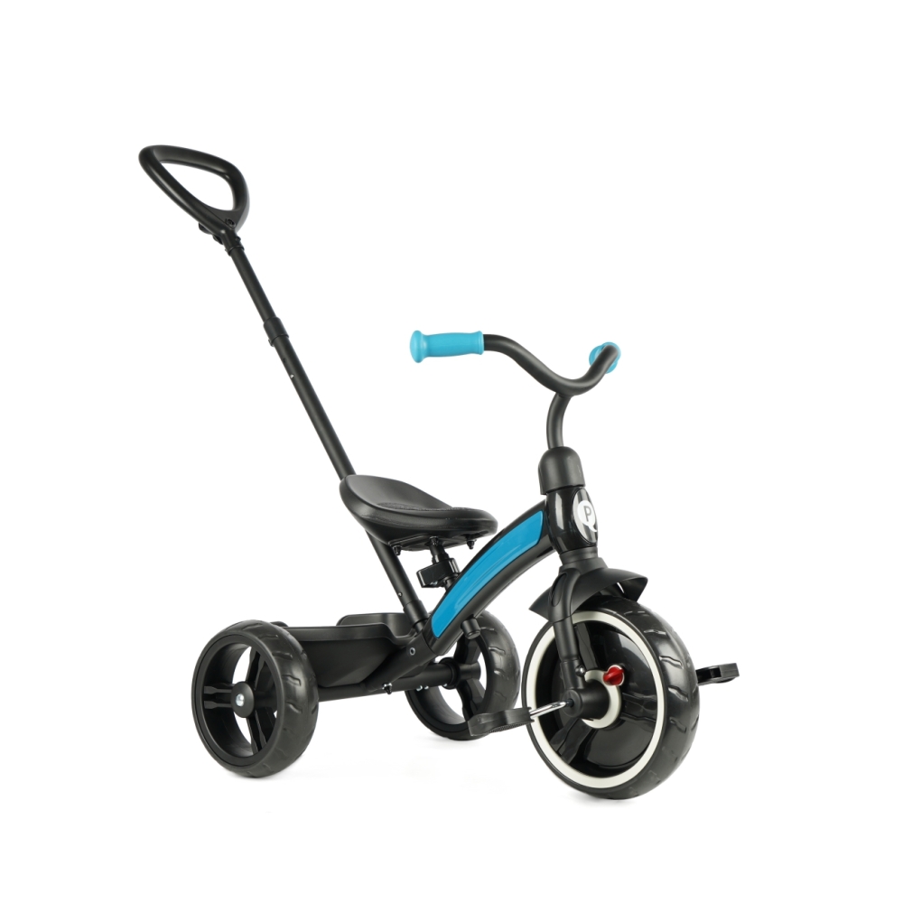 Triratis Qplay Elite Plus New, mėlynas-Judėjimui, Triratukai vaikams-e-vaikas