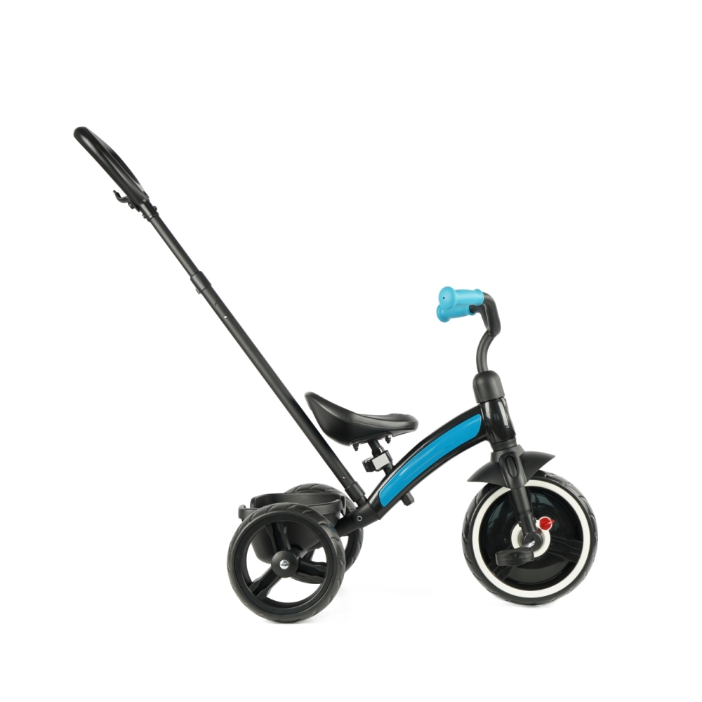 Triratis Qplay Elite Plus New, mėlynas-Judėjimui, Triratukai vaikams-e-vaikas