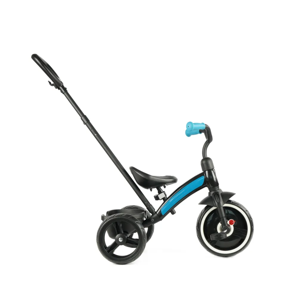 Triratis Qplay Elite Plus New, mėlynas-Judėjimui, Triratukai vaikams-e-vaikas