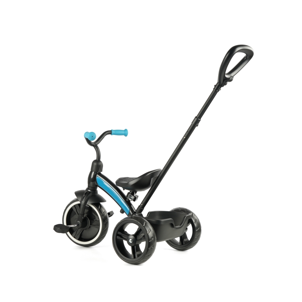 Triratis Qplay Elite Plus New, mėlynas-Judėjimui, Triratukai vaikams-e-vaikas