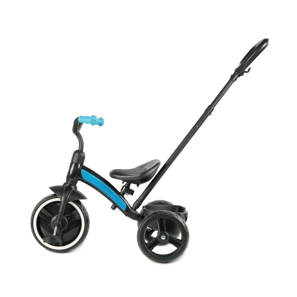 Triratis Qplay Elite Plus New, mėlynas-Judėjimui, Triratukai vaikams-e-vaikas