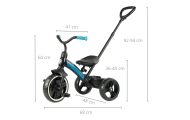Qplay Rowerek Trójkołowy Elite Plus New Blue