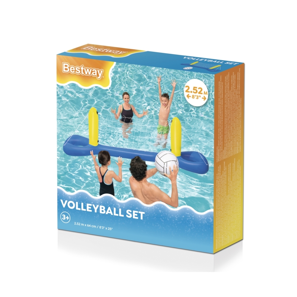 Siatkówka wodna + PIŁKA do basenu Bestway 52133B