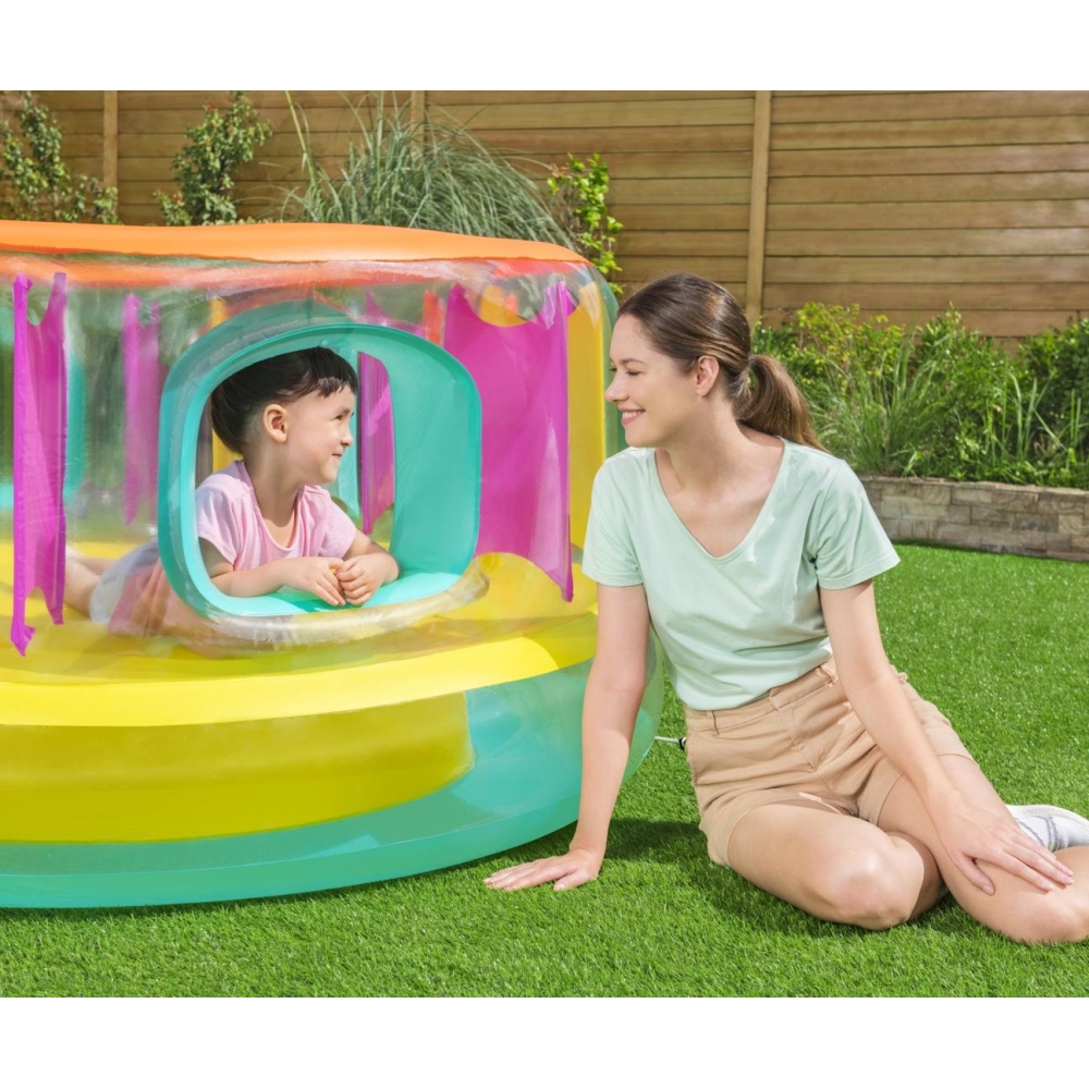 Pripučiamas batutas vaikams 180 x 86 cm Bestway 52262-Žaislai, Lauko žaislai, Batutai, Pripučiami batutai-e-vaikas