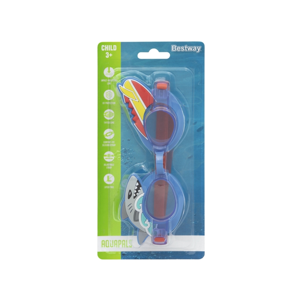 Bestway 21080 AquaPals Shark plaukimo akiniai