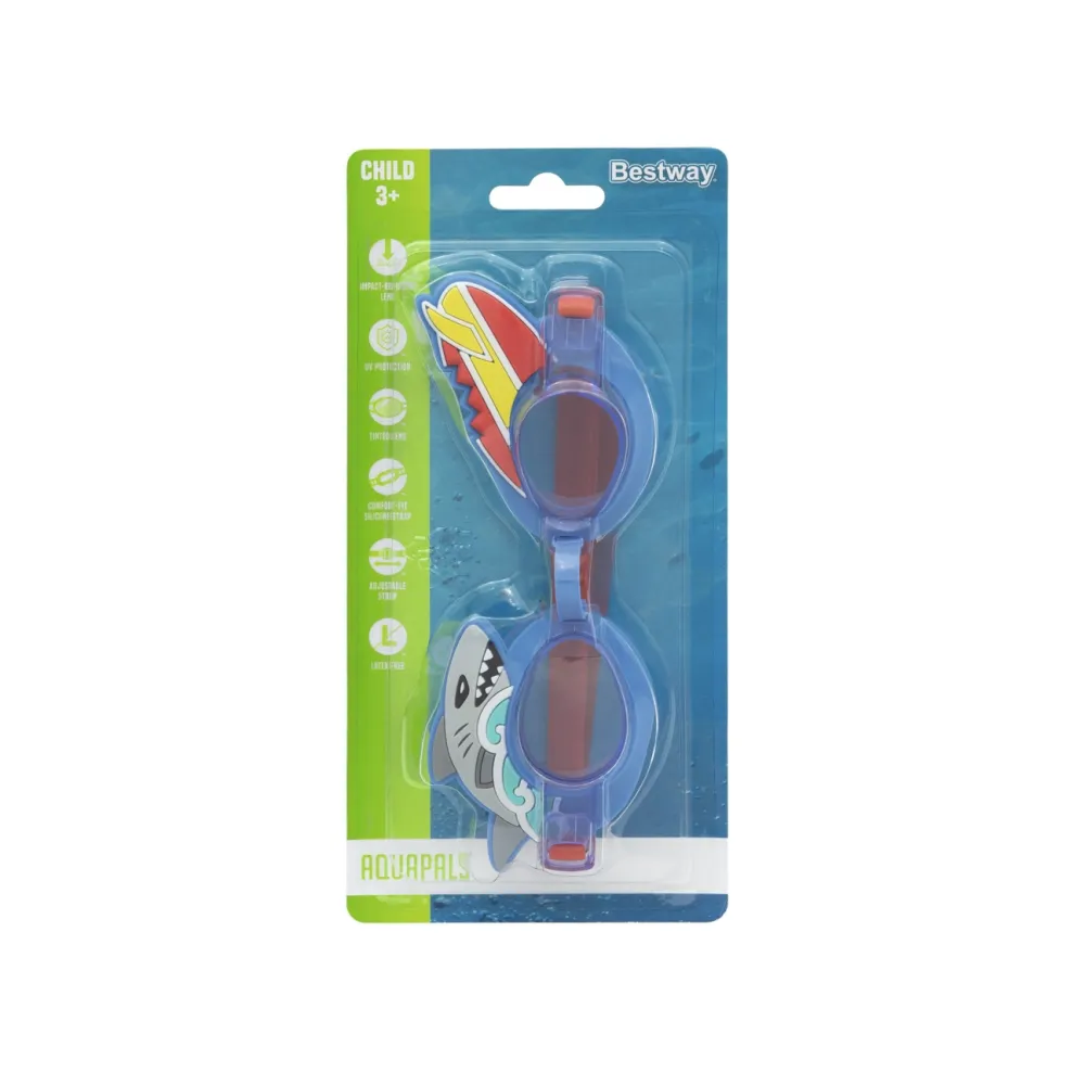 Bestway 21080 AquaPals Shark plaukimo akiniai