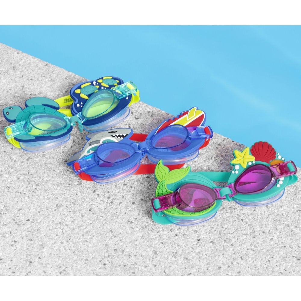 Bestway 21080 Okulary do pływania AquaPals Rekin