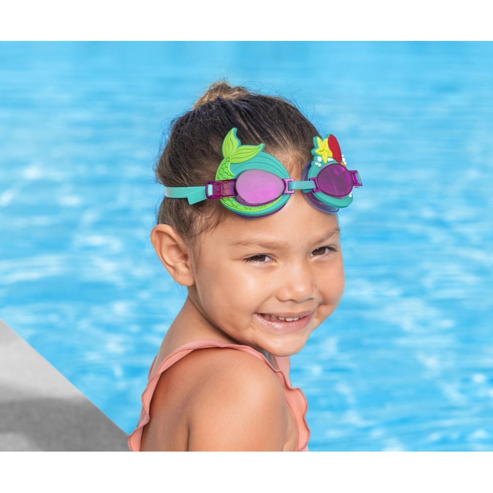 Bestway 21080 Okulary do pływania AquaPals Rekin