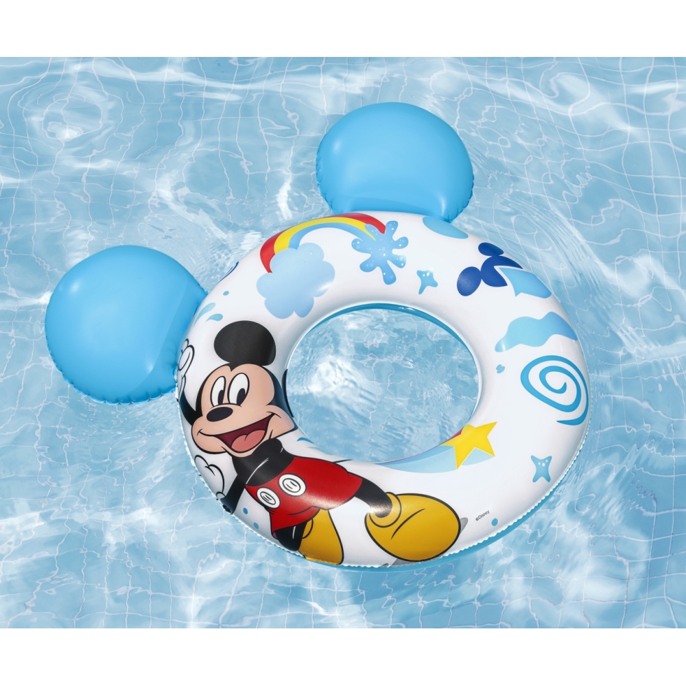 Bestway 9102K Disney Junior Mickey&Friends plaukimo ratas 74cm x 76cm