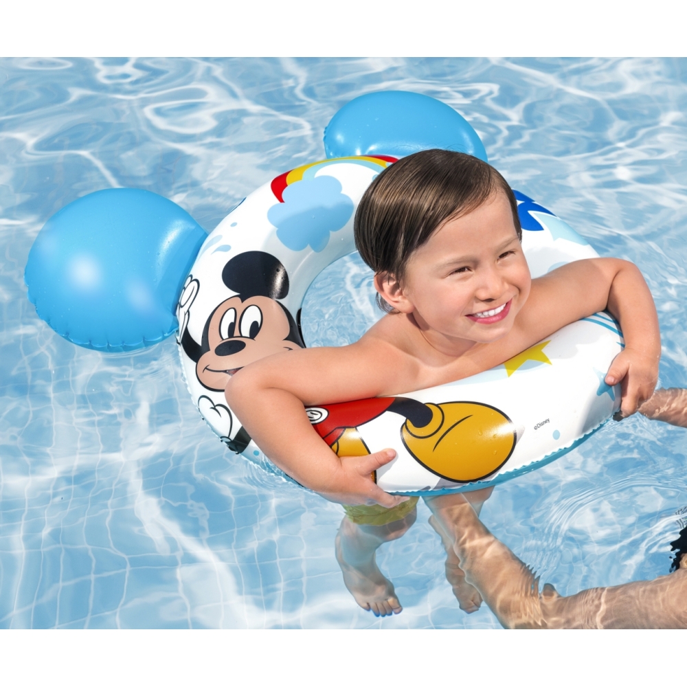 Bestway 9102K Disney Junior Mickey&Friends plaukimo ratas 74cm x 76cm