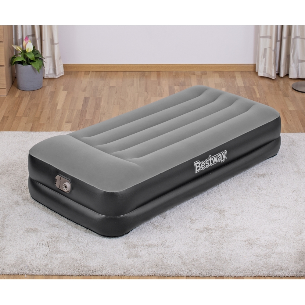 Veliūrinis čiužinys su elektriniu siurbliu 191 x 97 x 46 cm Bestway 67401-Namai, laisvalaikis, turizmas, Pripučiami čiužiniai ir