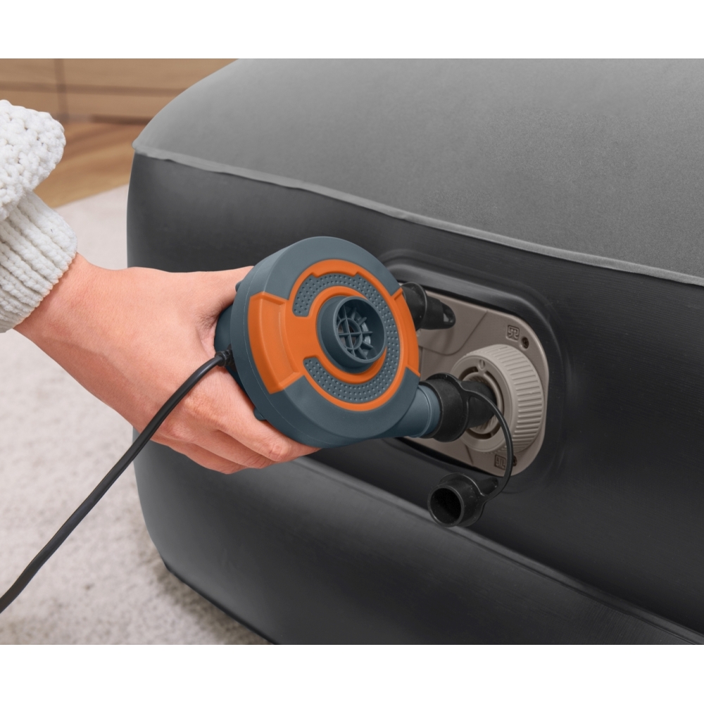 Veliūrinis čiužinys su elektriniu siurbliu 191 x 97 x 46 cm Bestway 67401-Namai, laisvalaikis, turizmas, Pripučiami čiužiniai ir