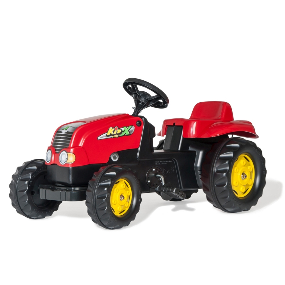 Rolly Toys 012121 Rolly Kid Tractor su priekaba Red Rolly Toys-Judėjimui, Minami traktoriai ir jų priedai-e-vaikas
