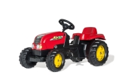 Rolly Toys 012121 Rolly Kid Tractor su priekaba Red Rolly Toys-Judėjimui, Minami traktoriai ir jų priedai-e-vaikas
