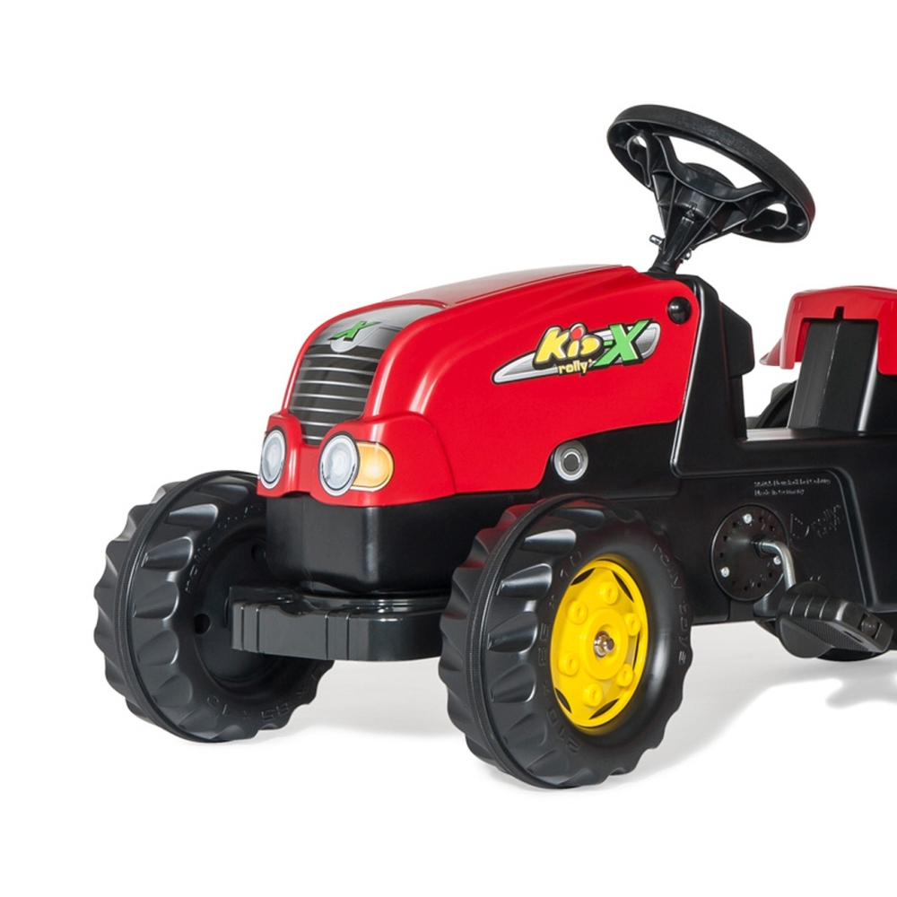 Rolly Toys 012121 Rolly Kid Tractor su priekaba Red Rolly Toys-Judėjimui, Minami traktoriai ir jų priedai-e-vaikas