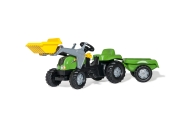 Rolly Toys rollyKid-X Traktor na pedały z Łyżką i Przyczepą