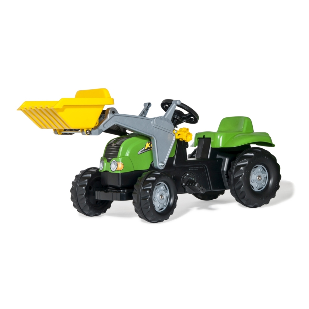 Rolly Toys rollyKid-X Traktor na pedały z Łyżką i Przyczepą