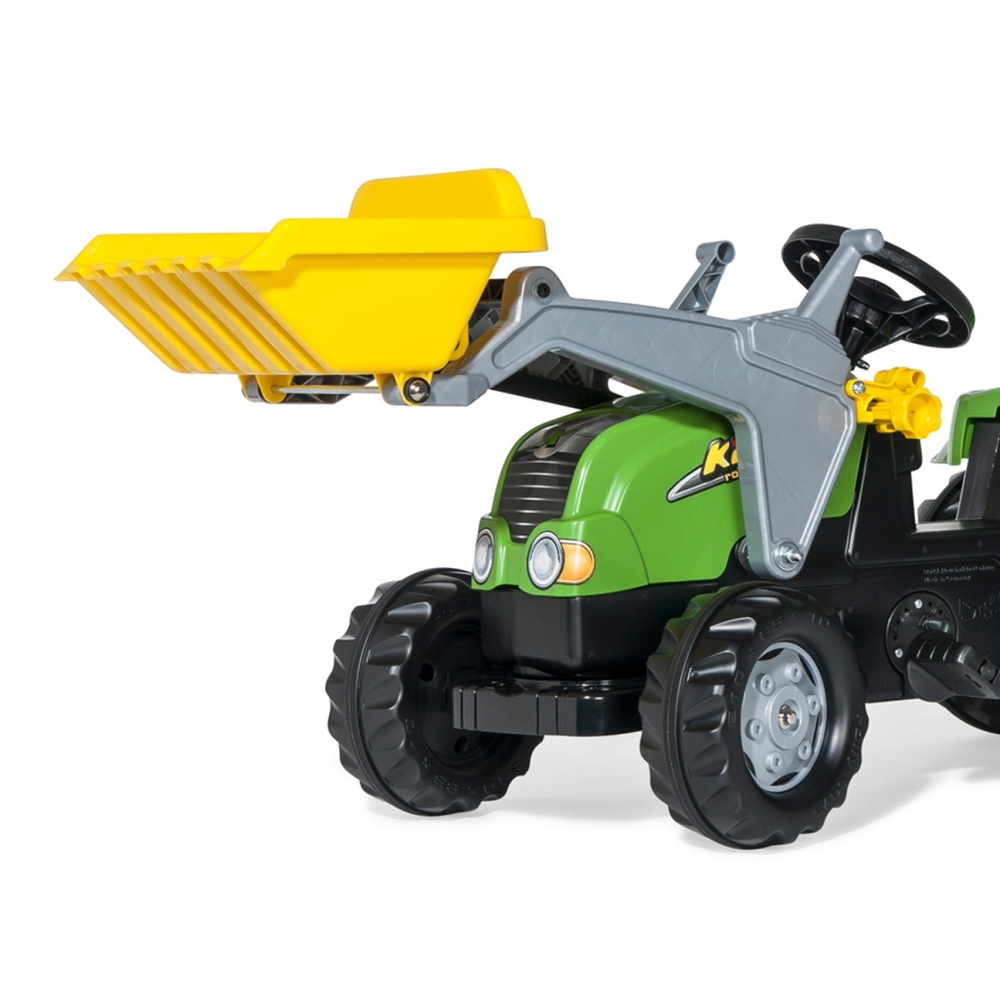 Rolly Toys rollyKid-X Traktor na pedały z Łyżką i Przyczepą