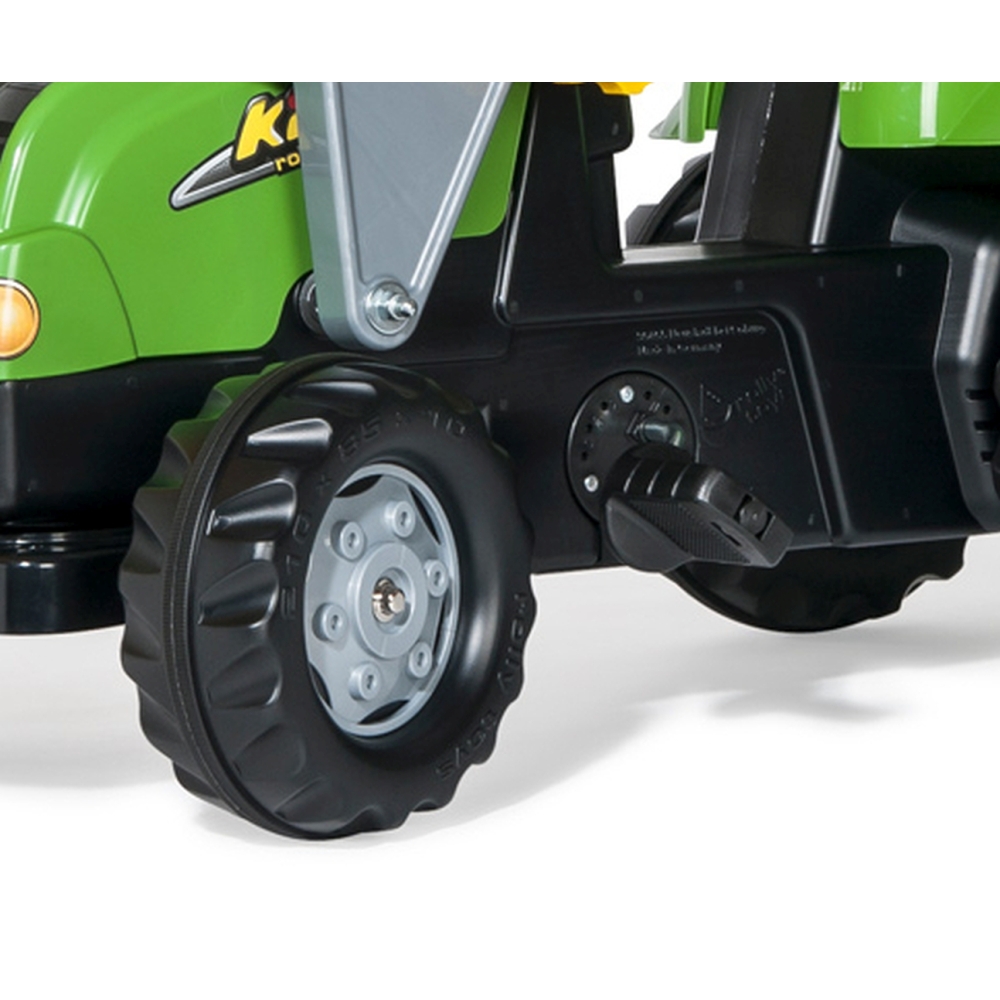 Rolly Toys rollyKid-X Traktor na pedały z Łyżką i Przyczepą