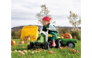 Rolly Toys rollyKid-X Traktor na pedały z Łyżką i Przyczepą