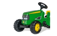 Rolly Toys 012190 Rolly Kid John Deere traktorius su priekaba Rolly Toys-Judėjimui, Minami traktoriai ir jų priedai-e-vaikas