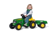 Rolly Toys 012190 Traktor Rolly Kid John Deere z przyczepą