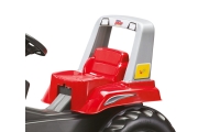 Rolly Toys 811397 Rolly Junior RT traktorius su priekaba ir kaušu Red Rolly žaislai
