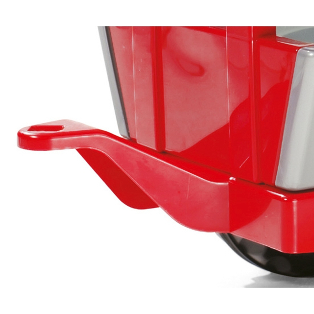 Rolly Toys 811397 Traktor Rolly Junior RT z przyczepą i łyżka Czerwony