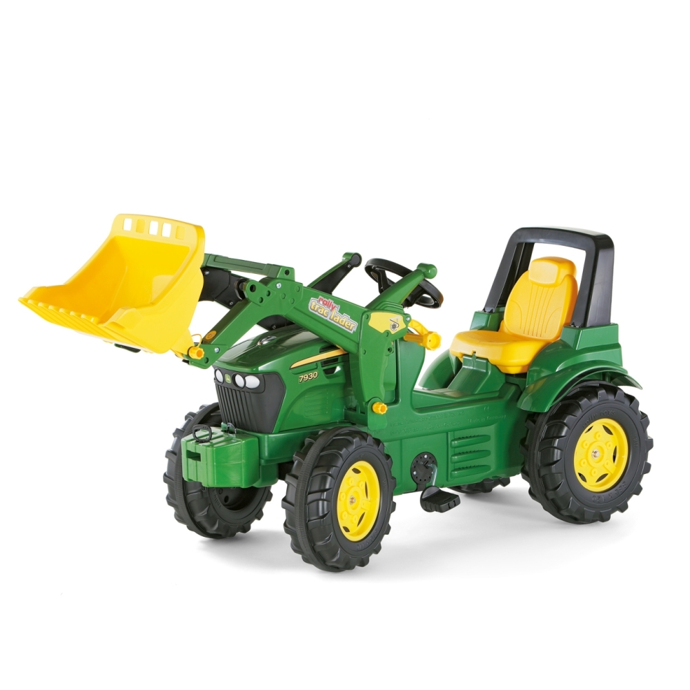 Rolly Toys 710027 Rolly Farmtrac John Deere 7930 traktorius su kaušu-Judėjimui, Minami traktoriai ir jų priedai-e-vaikas