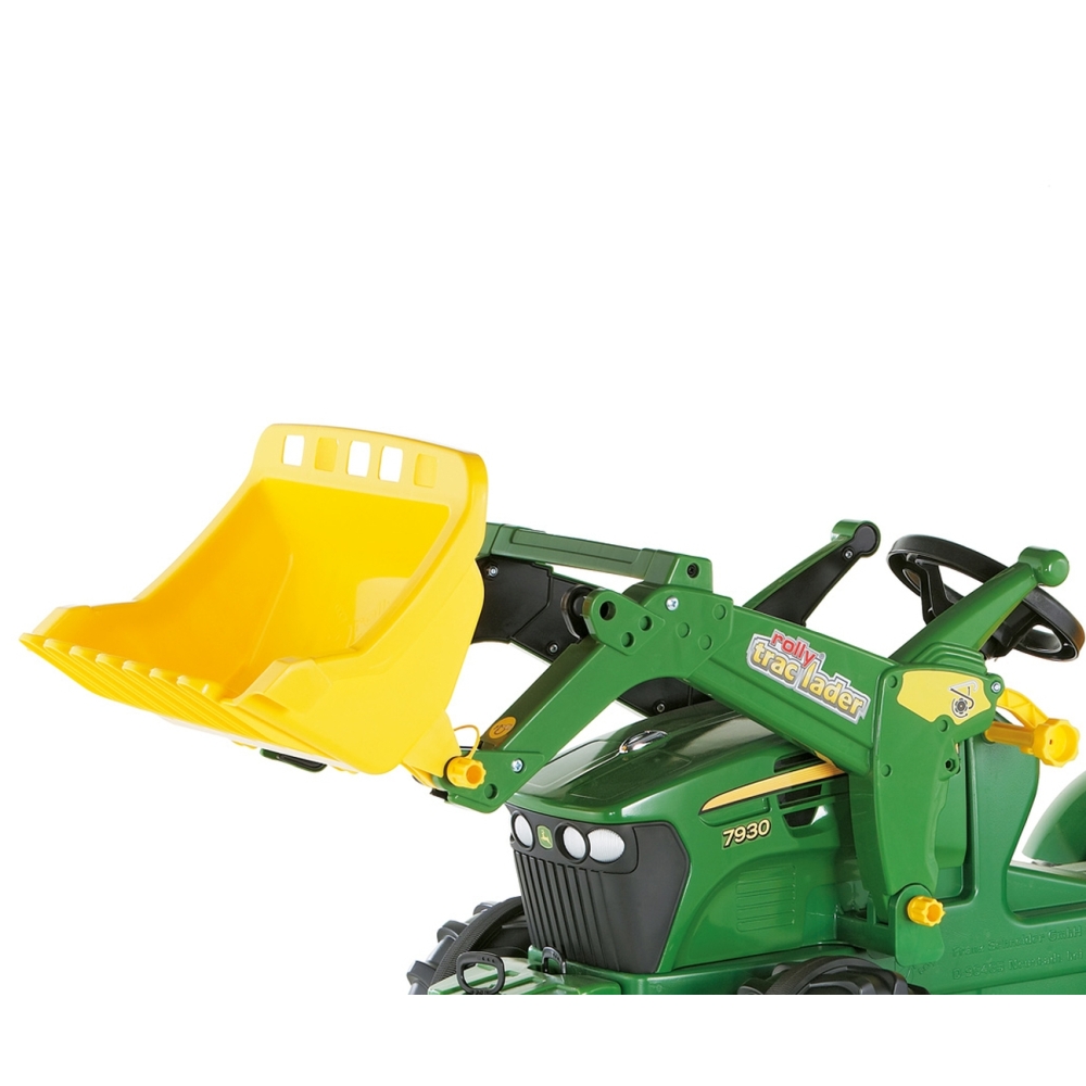 Rolly Toys 710027 Rolly Farmtrac John Deere 7930 traktorius su kaušu-Judėjimui, Minami traktoriai ir jų priedai-e-vaikas