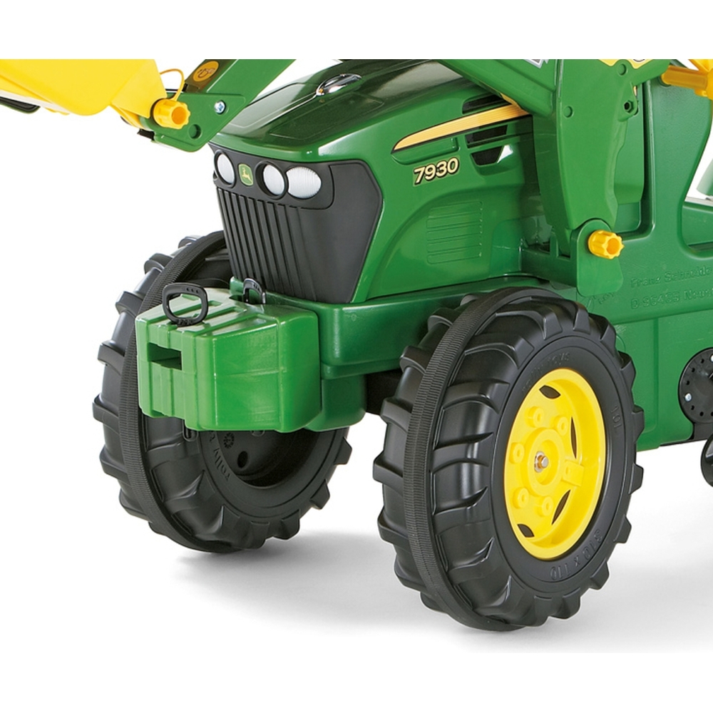 Rolly Toys 710027 Rolly Farmtrac John Deere 7930 traktorius su kaušu-Judėjimui, Minami traktoriai ir jų priedai-e-vaikas