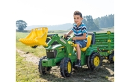 Rolly Toys 710027 Rolly Farmtrac John Deere 7930 traktorius su kaušu-Judėjimui, Minami traktoriai ir jų priedai-e-vaikas