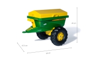 Rolly Toys Przyczepa / Siewnik Piaskarka 2 w 1 John Deere