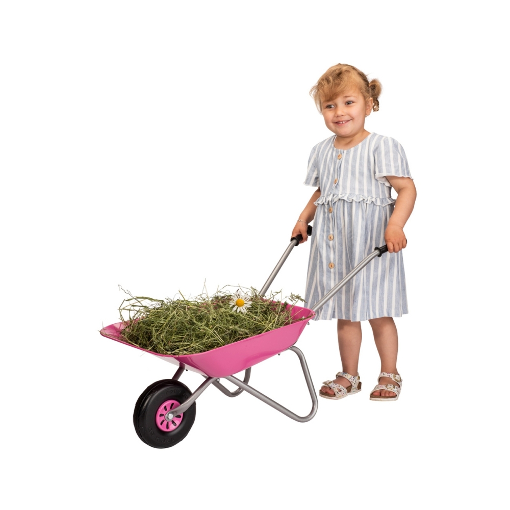 Rolly Toys 274802 Rožinis metalinis karutis