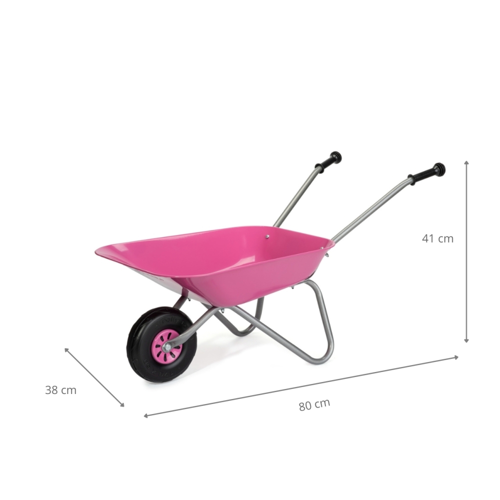 Rolly Toys 274802 Rožinis metalinis karutis