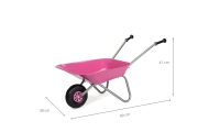 Rolly Toys 274802 Taczka Metalowa  rózowa