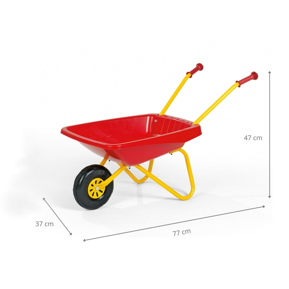 Taczka dla dzieci Czerwona ogrodowa Rolly Toys