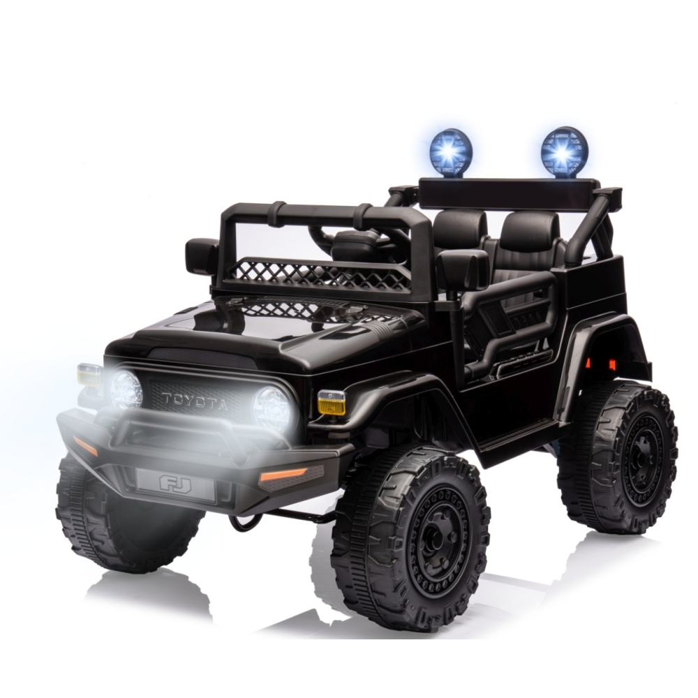 Elektromobilis Toyota FJ Cruiser, Black-Elektromobiliai vaikams, Visureigiai-e-vaikas