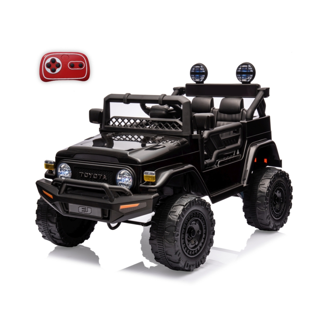 Elektromobilis Toyota FJ Cruiser, Black-Elektromobiliai vaikams, Visureigiai-e-vaikas