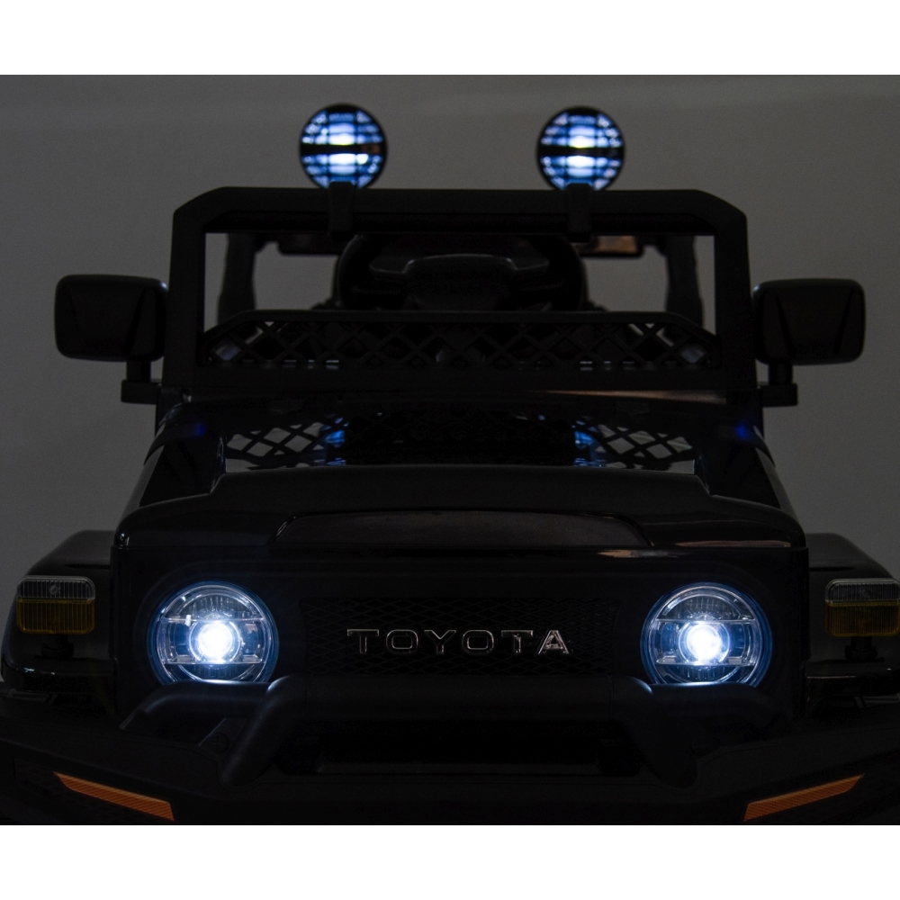Elektromobilis Toyota FJ Cruiser, Black-Elektromobiliai vaikams, Visureigiai-e-vaikas