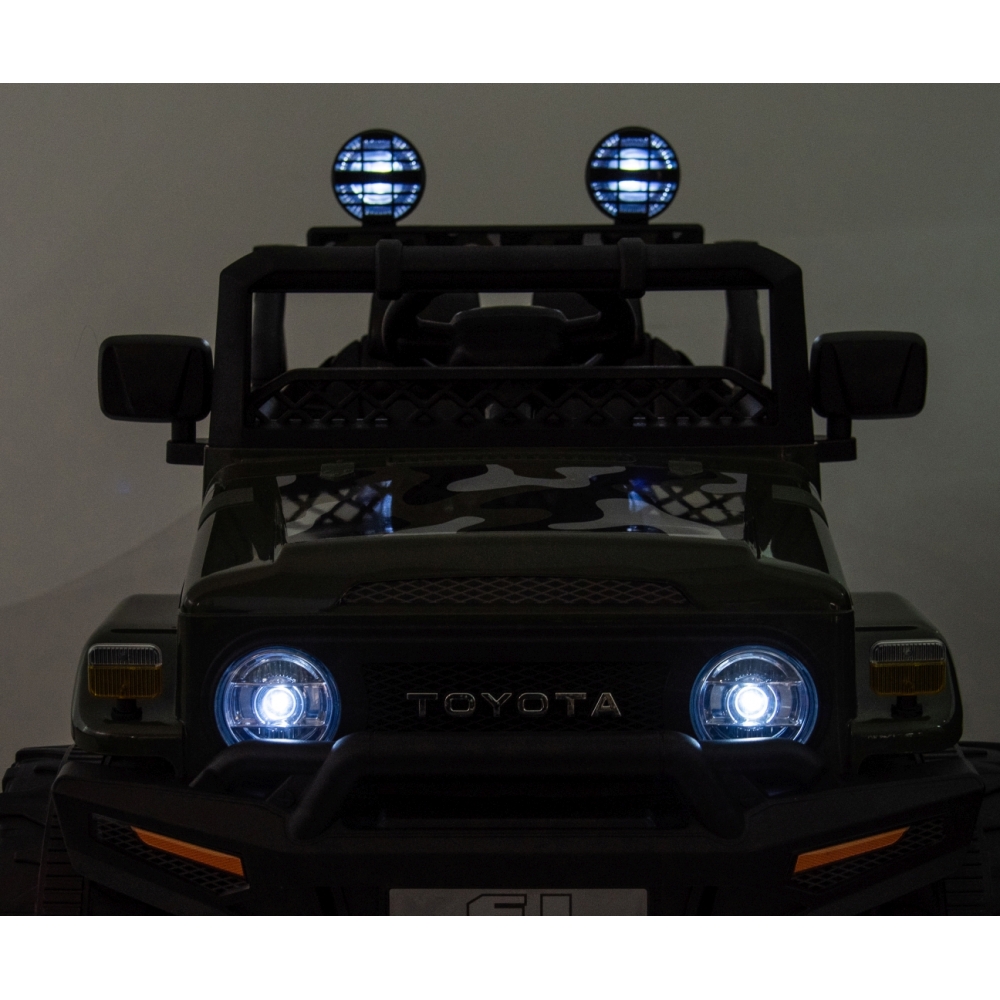 Elektromobilis Toyota FJ Cruiser, Army-Elektromobiliai vaikams, Visureigiai-e-vaikas