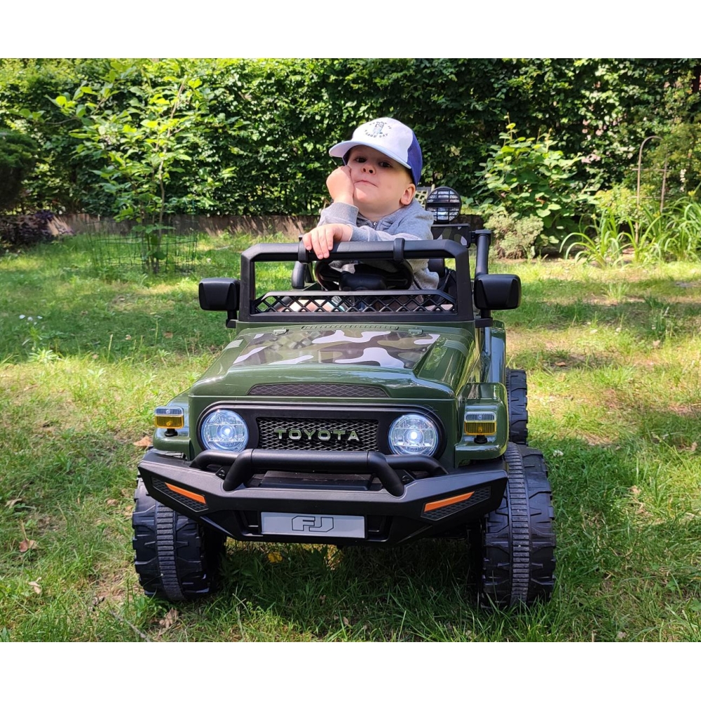 Elektromobilis Toyota FJ Cruiser, Army-Elektromobiliai vaikams, Visureigiai-e-vaikas