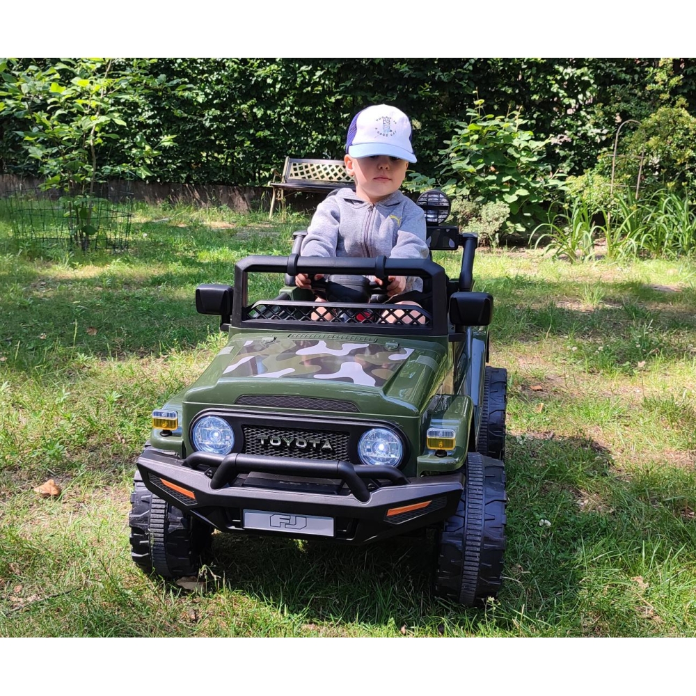 Elektromobilis Toyota FJ Cruiser, Army-Elektromobiliai vaikams, Visureigiai-e-vaikas