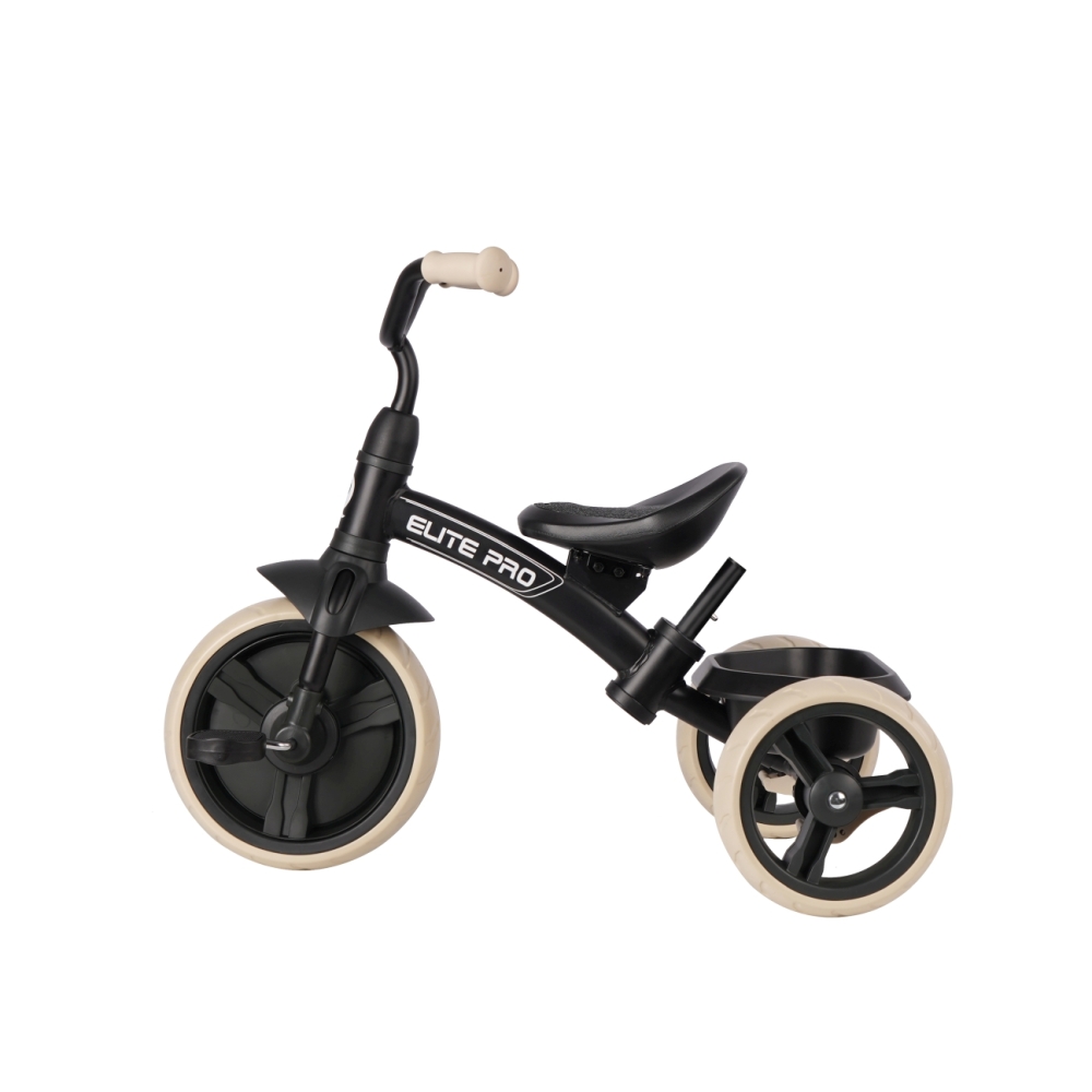 Triratis Qplay Elite Pro, Black-Judėjimui, Triratukai vaikams-e-vaikas