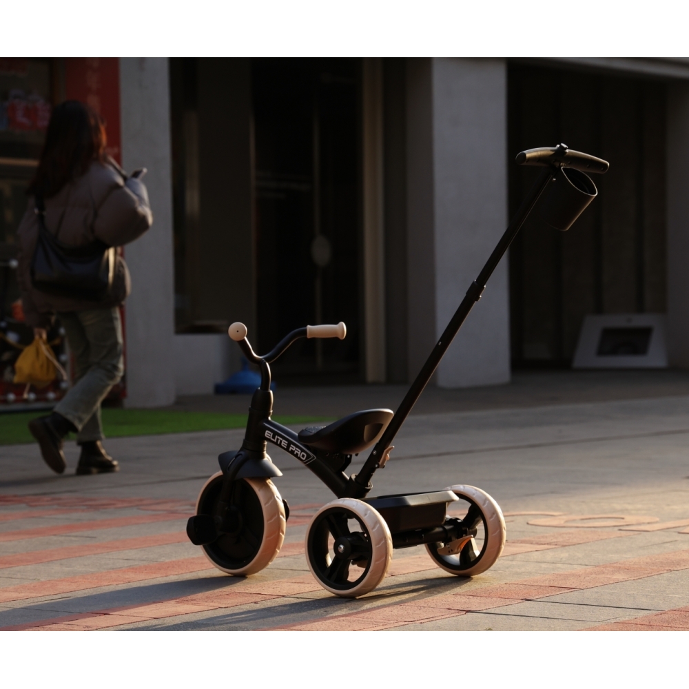 Triratis Qplay Elite Pro, Black-Judėjimui, Triratukai vaikams-e-vaikas