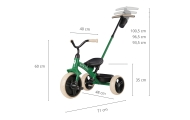 Triratis Qplay Elite Pro, Green-Judėjimui, Triratukai vaikams-e-vaikas