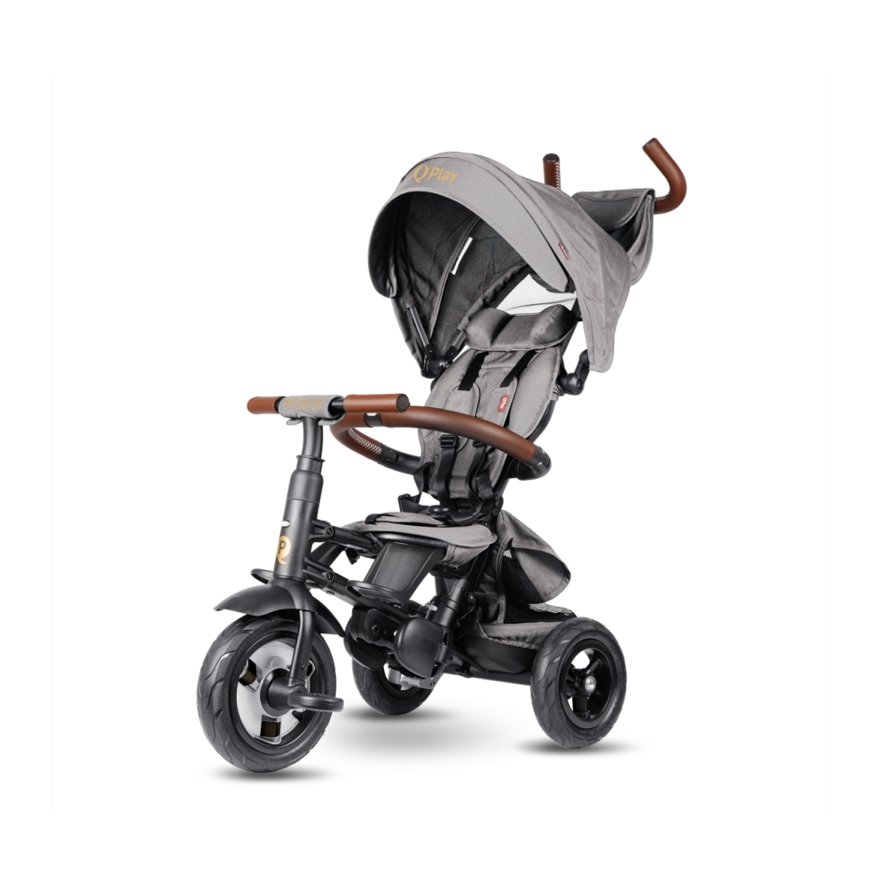 Triratis Qplay Rito Deluxe Rubber, žalias-Judėjimui, Triratukai vaikams-e-vaikas