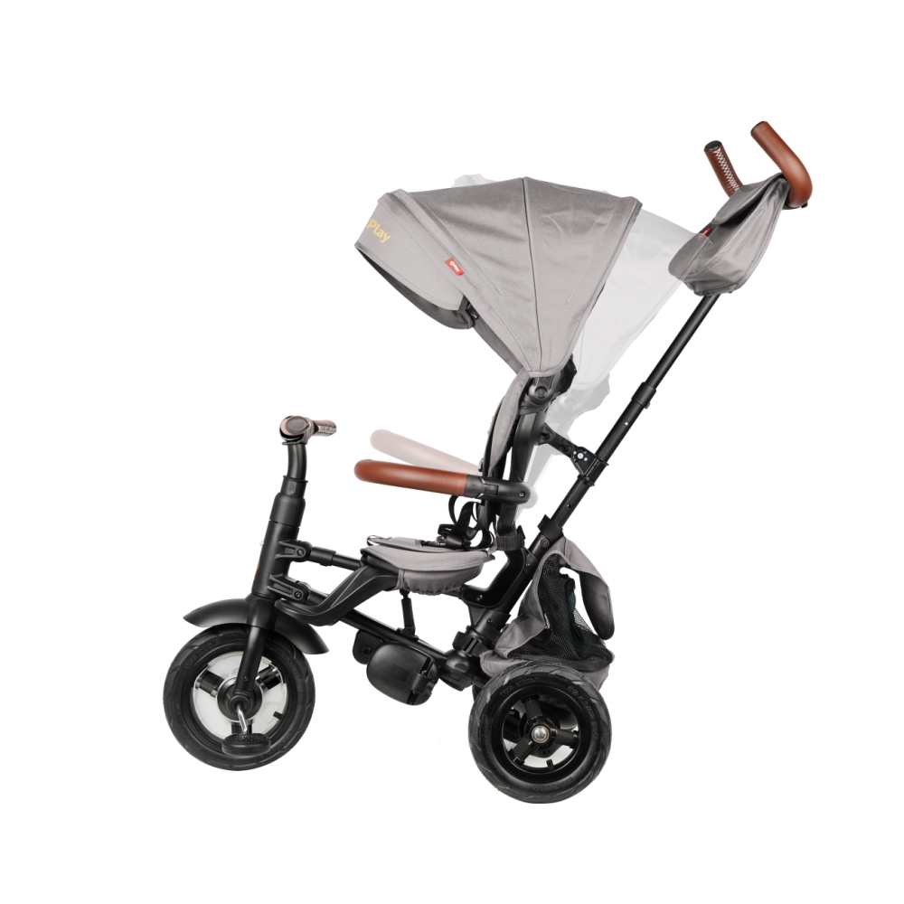 Triratis Qplay Rito Deluxe Rubber, žalias-Judėjimui, Triratukai vaikams-e-vaikas