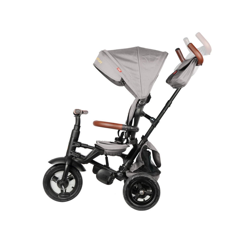 Triratis Qplay Rito Deluxe Rubber, žalias-Judėjimui, Triratukai vaikams-e-vaikas