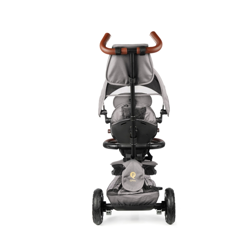Triratis Qplay Rito Deluxe Rubber, žalias-Judėjimui, Triratukai vaikams-e-vaikas